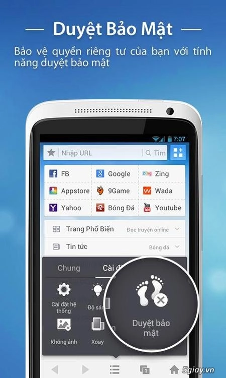 Uc browser - lướt web nhanh và mượt k nhắn tin kích hoạt sms - 3