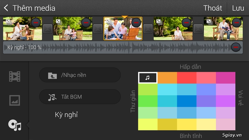 Video editor trên samsung galaxy note 4 - 3