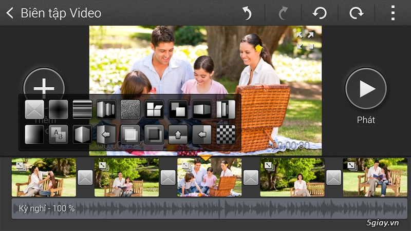 Video editor trên samsung galaxy note 4 - 4