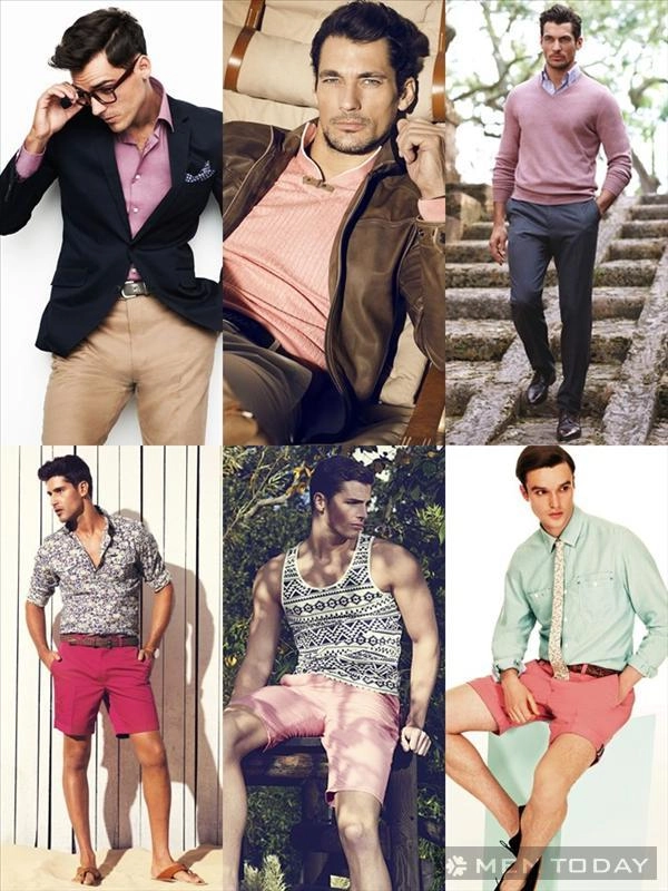 Xu hướng màu sắc thời trang nam xuân hè 2013 cá tính với màu hồng - 3