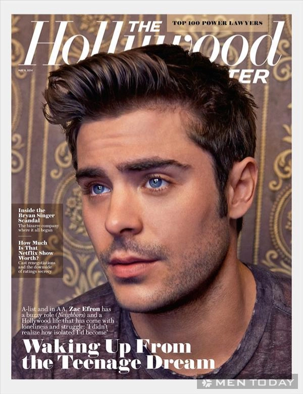 Zac efron lịch thiệp và cuốn hút trên the hollywood reporter - 1