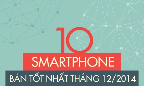 10 smartphone bán tốt nhất tháng 122014 - 2