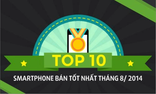 10 smartphone bán tốt nhất tháng 82014 - 1