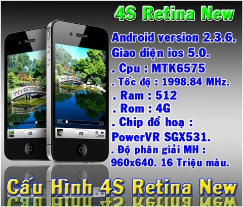 4s retina new màn hình siêu sáng từ saigonphone - 4