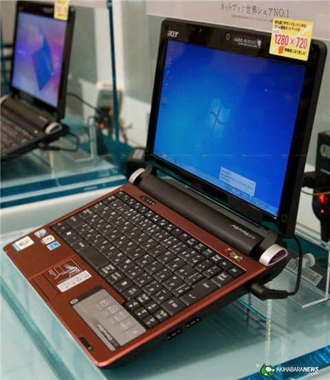 Acer aspire one là netbook chạy windows 7 - 2