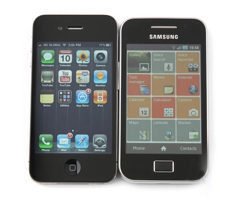 Android giống iphone 4 của samsung về vn - 9