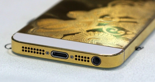 Ảnh iphone 5 mạ vàng 24k thủ công ở việt nam - 5