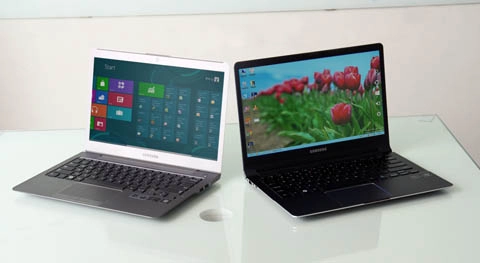 Ảnh thực tế hai laptop đầu tiên chạy windows 8 của samsung - 2