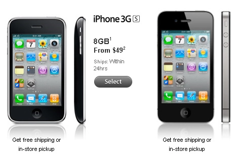 Apple hạ giá iphone 3gs còn 49 usd - 1