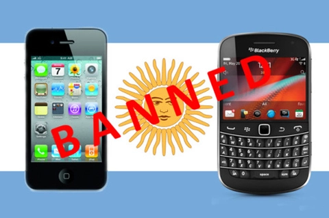 Argentina cấm cửa iphone và blackberry - 1