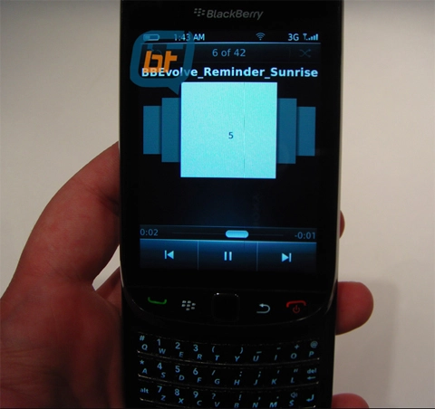 Blackberry 9800 màn hình cảm ứng và bàn phím trượt - 2