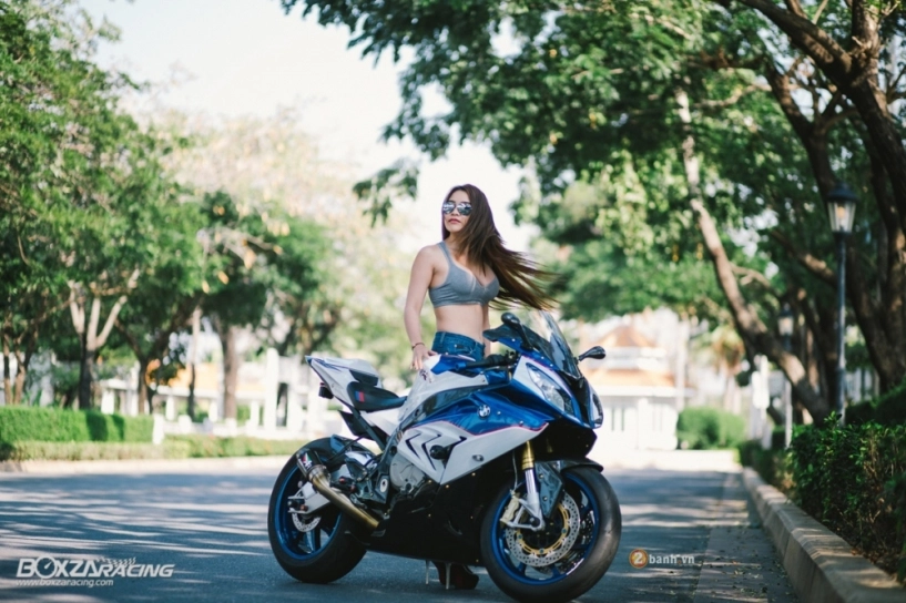 Bmw s1000rr 2015 đọ dáng cùng cô nàng đầy quyến rũ - 6