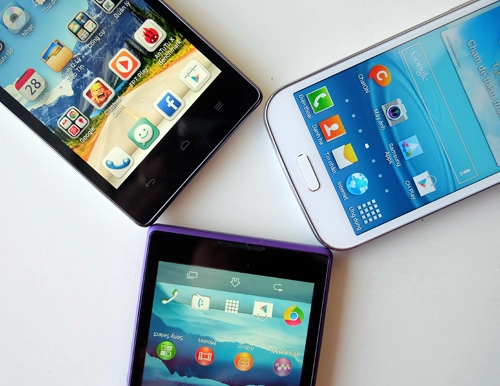 Bộ ba smartphone tầm trung màn hình lớn hai sim đọ dáng - 4