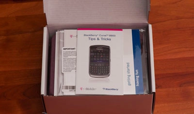 đập hộp blackberry curve 8900 - 31