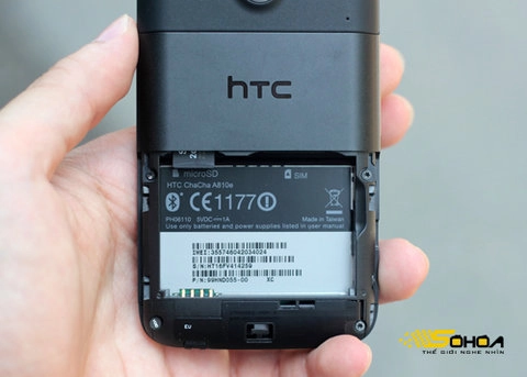 đập hộp htc chacha màu đen ở vn - 10