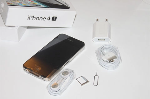 đập hộp iphone 4s - 5