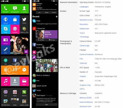 Điện thoại nokia x chạy android tiếp tục lộ ảnh - 5