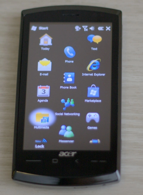 Đối thủ htc hd2 từ acer sắp bán ở vn - 9