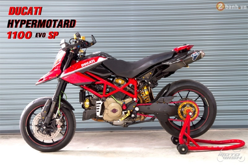 Ducati hypermotard 1100 evo sp với bản độ đầy sang chảnh - 17