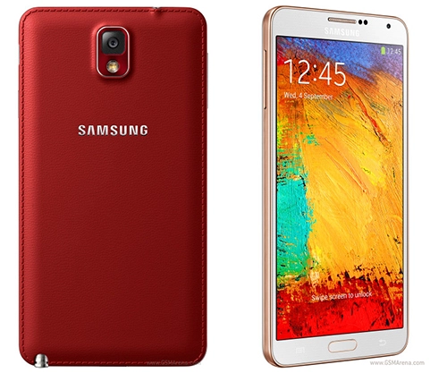 Galaxy note 3 có thêm phiên bản màu đỏ và vàng ánh hồng - 1