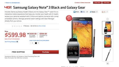 Galaxy note 3 được bán giá 700 usd - 1