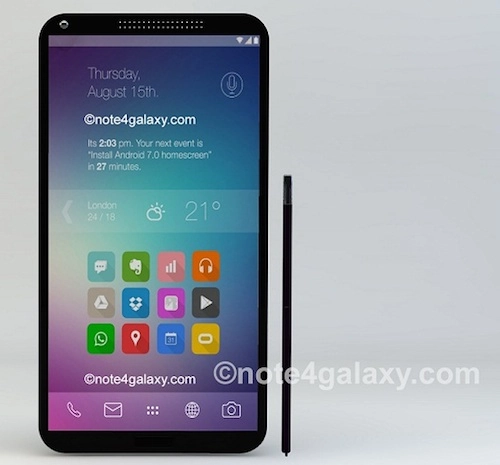 Galaxy note 4 màn hình 2k có thể ra mắt đầu tháng 9 - 1