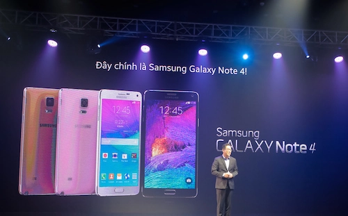 Galaxy note 4 ra mắt chính thức tại việt nam - 1