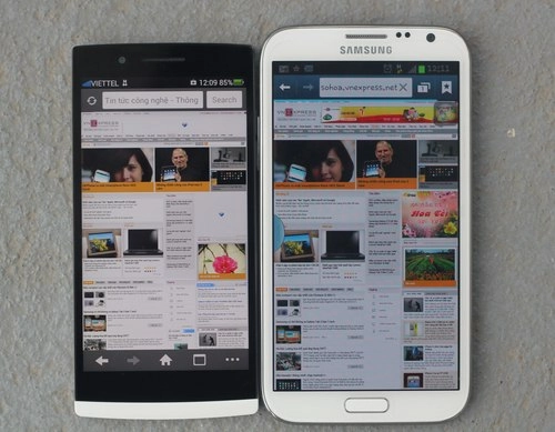 Galaxy note ii đọ dáng với find 5 - 3