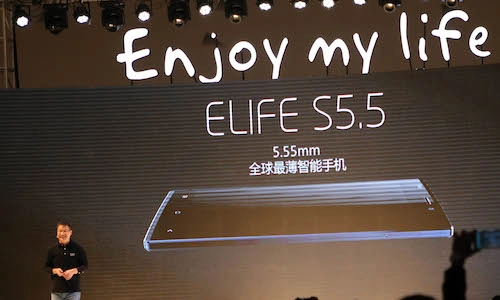 Gionee elife s55 lập kỷ lục smartphone mỏng nhất thế giới - 1