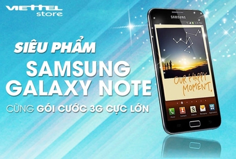 Gói cước 3g lớn cho samsung galaxy note - 1