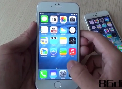 Hàng nhái iphone 6 chạy android kitkat - 1