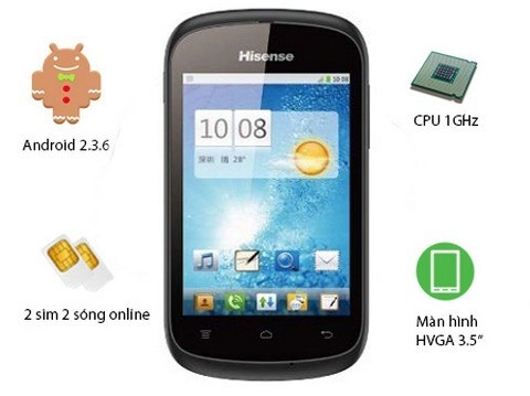 Hisense jupiter - smartphone 3g giá rẻ - 2