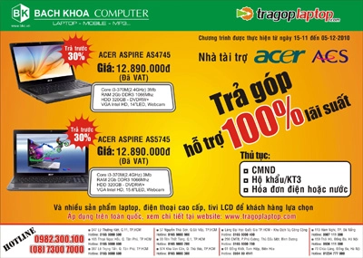 Hỗ trợ 100 lãi suất khi mua laptop - 1