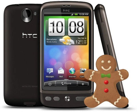 Htc desire lên gingerbread vào cuối tháng 7 - 1