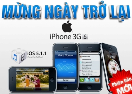 Iphone 3gs phiên bản mới mừng ngày trở lại - 1