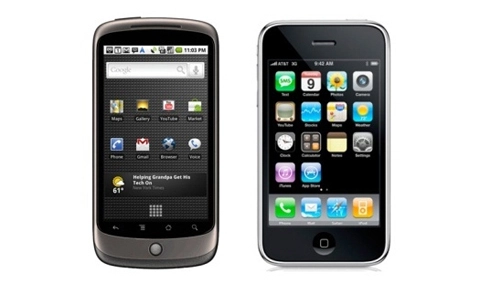 Iphone 3gs vs google nexus one - 1