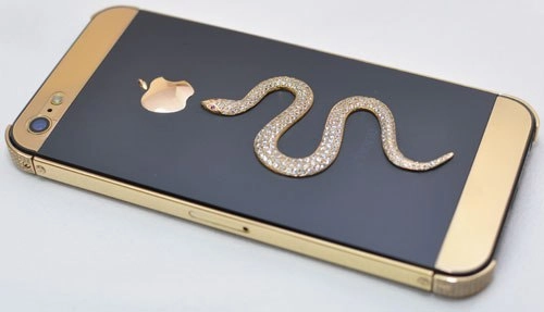 Iphone 5 mạ vàng phiên bản rắn đón tết - 2