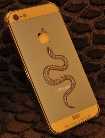 Iphone 5 mạ vàng phiên bản rắn đón tết - 4
