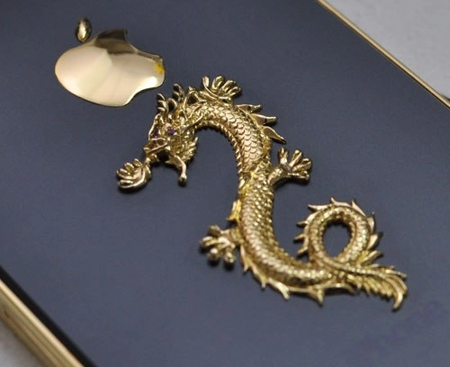 Iphone 5 mạ vàng phiên bản rắn đón tết - 9