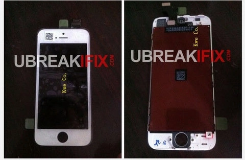 Iphone 5 màu trắng lộ ảnh mặt trước với màn hình 4 inch - 1