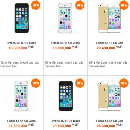 Iphone 5s quay đầu tăng giá - 2