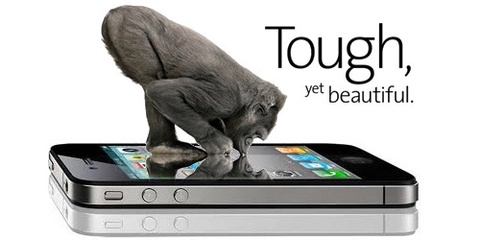 Iphone dùng kính chịu lực gorilla glass - 1