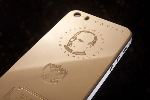 Iphone vàng in hình putin - 1