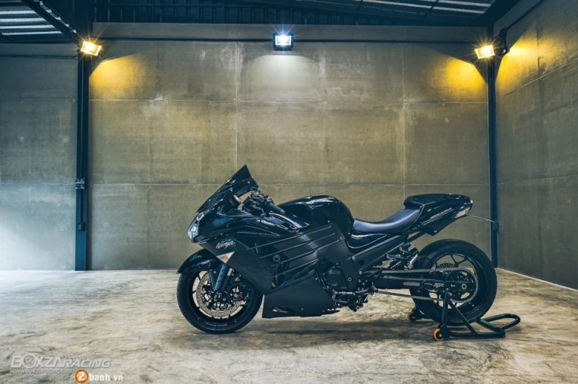 Kawasaki ninja zx-14r siêu ngầu trong bản độ dragbike american - 13