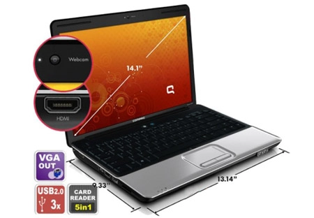 Laptop compaq cq40 giảm 500 nghìn dịp world cup - 1