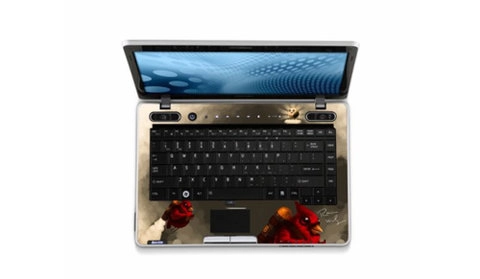 Laptop toshiba phong cách độc - 3