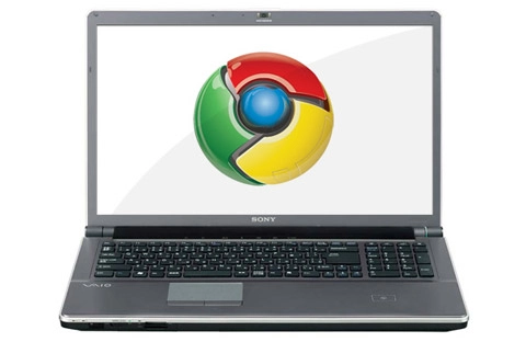 Laptop vaio sẽ cài sẵn trình duyệt google chrome - 1