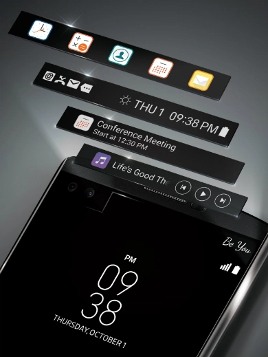 Lg ra smartphone android có hai màn hình cùng một mặt - 1