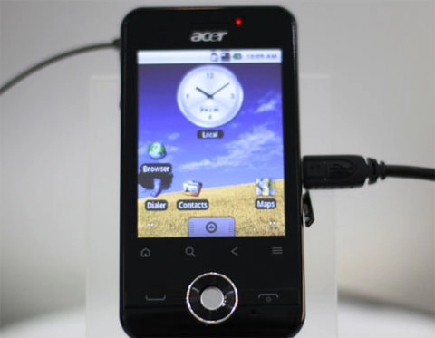 Loạt smartphone chạy android của acer - 1