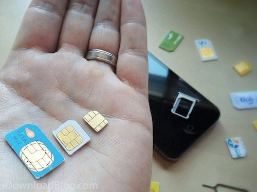 Mẫu iphone đầu tiên dùng nanosim là - 1